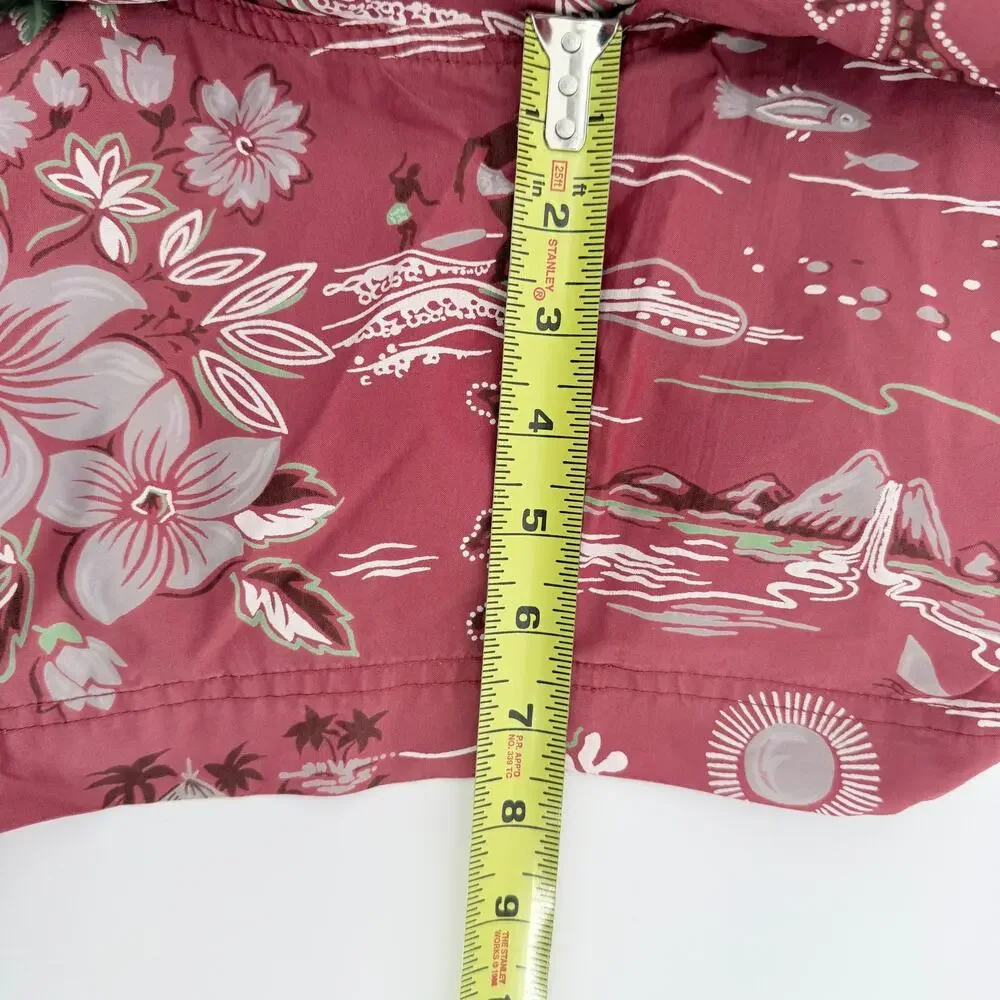 Vintage Polo Ralph Lauren Men's Swimming Trunks‎ L Logo Hawaiian Luau Volcano